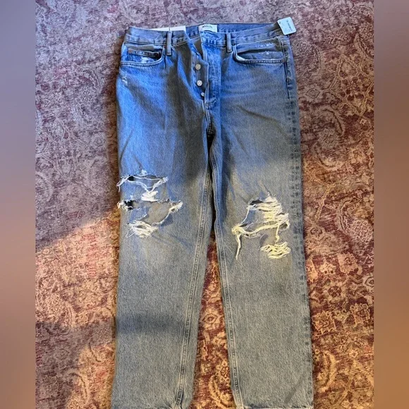 AGOLDE high rise tapered Wander Jeans NWT